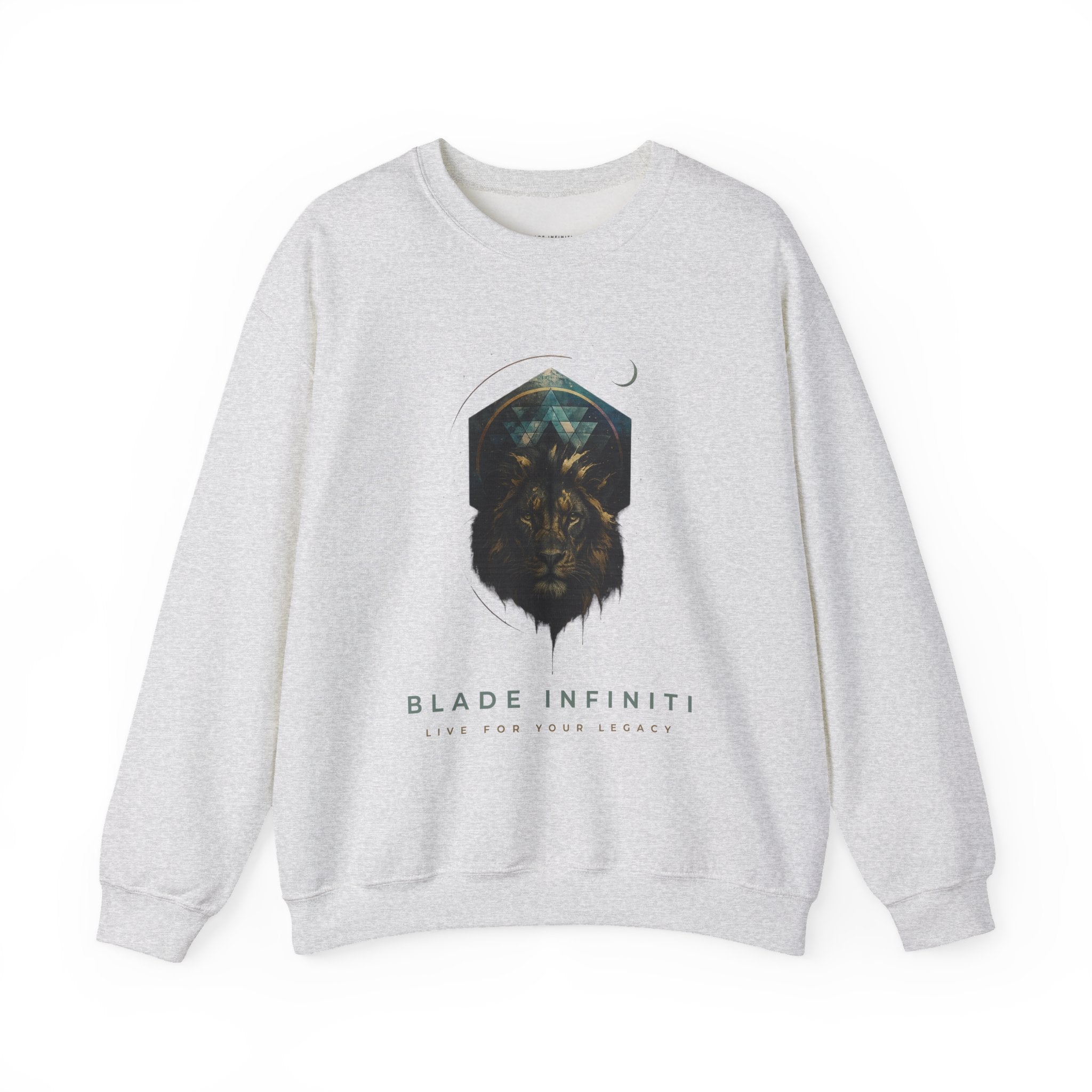 Galactic Lion Unisex Crewneck Sweater