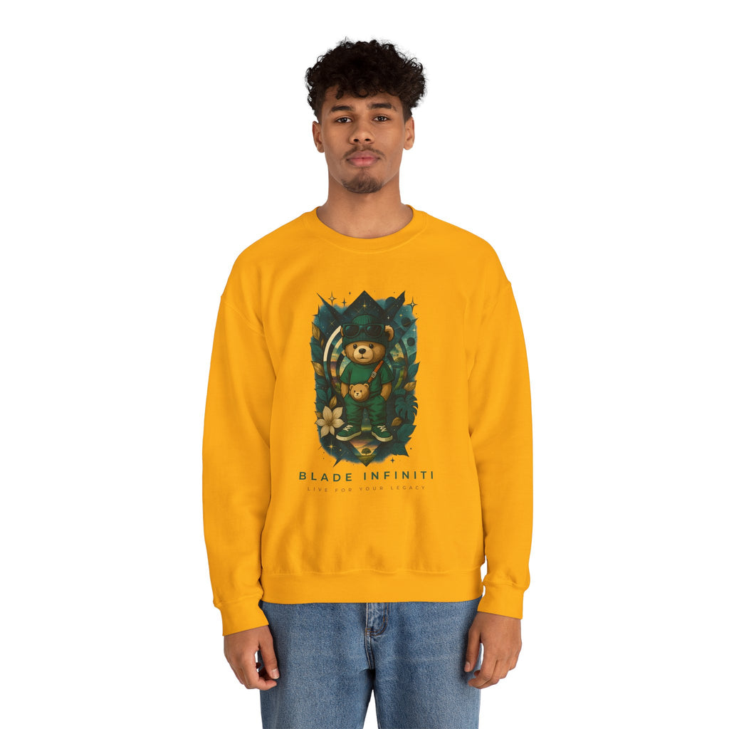 Galactic Teddy Bear V1 Unisex Crewneck Sweater