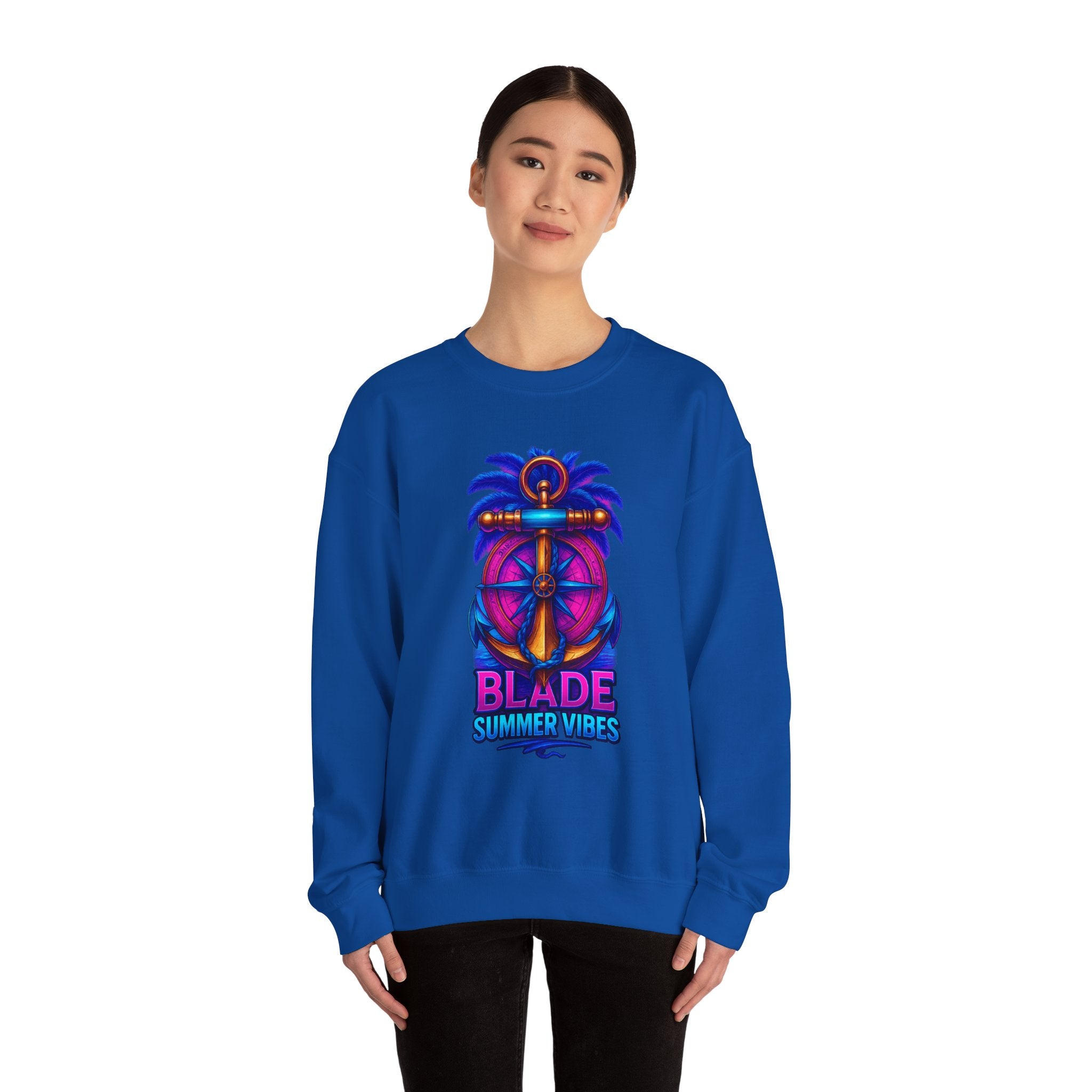 Anchor Compass Unisex Crewneck Sweater