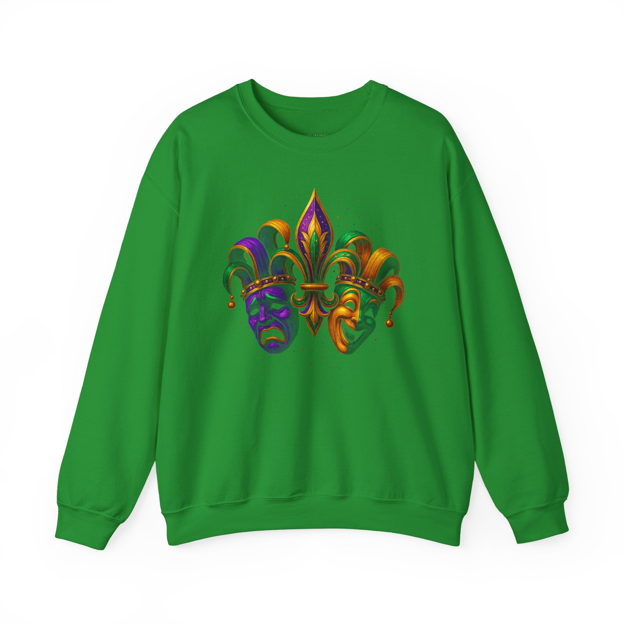 Mardi Gras Mask/Faces Unisex Crewneck Sweater