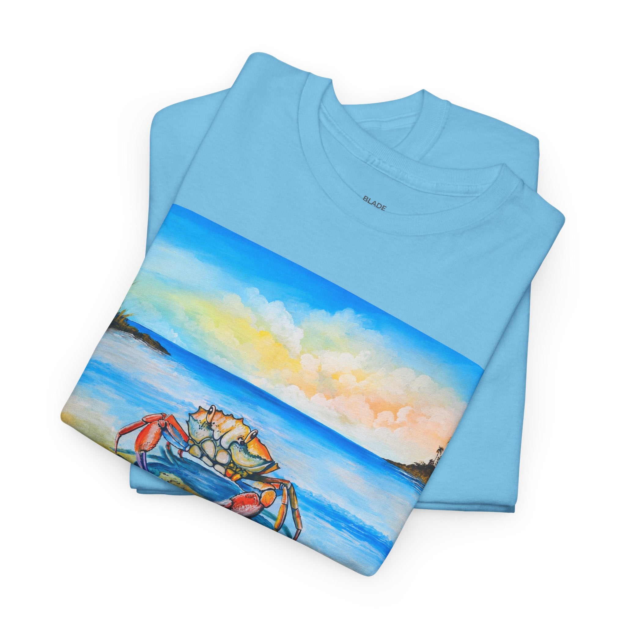 Coastal Crab Beach Sunset T-Shirt