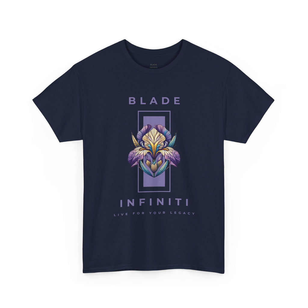 Essence of Infiniti Purple/Teal/Yellow Floral T-Shirt