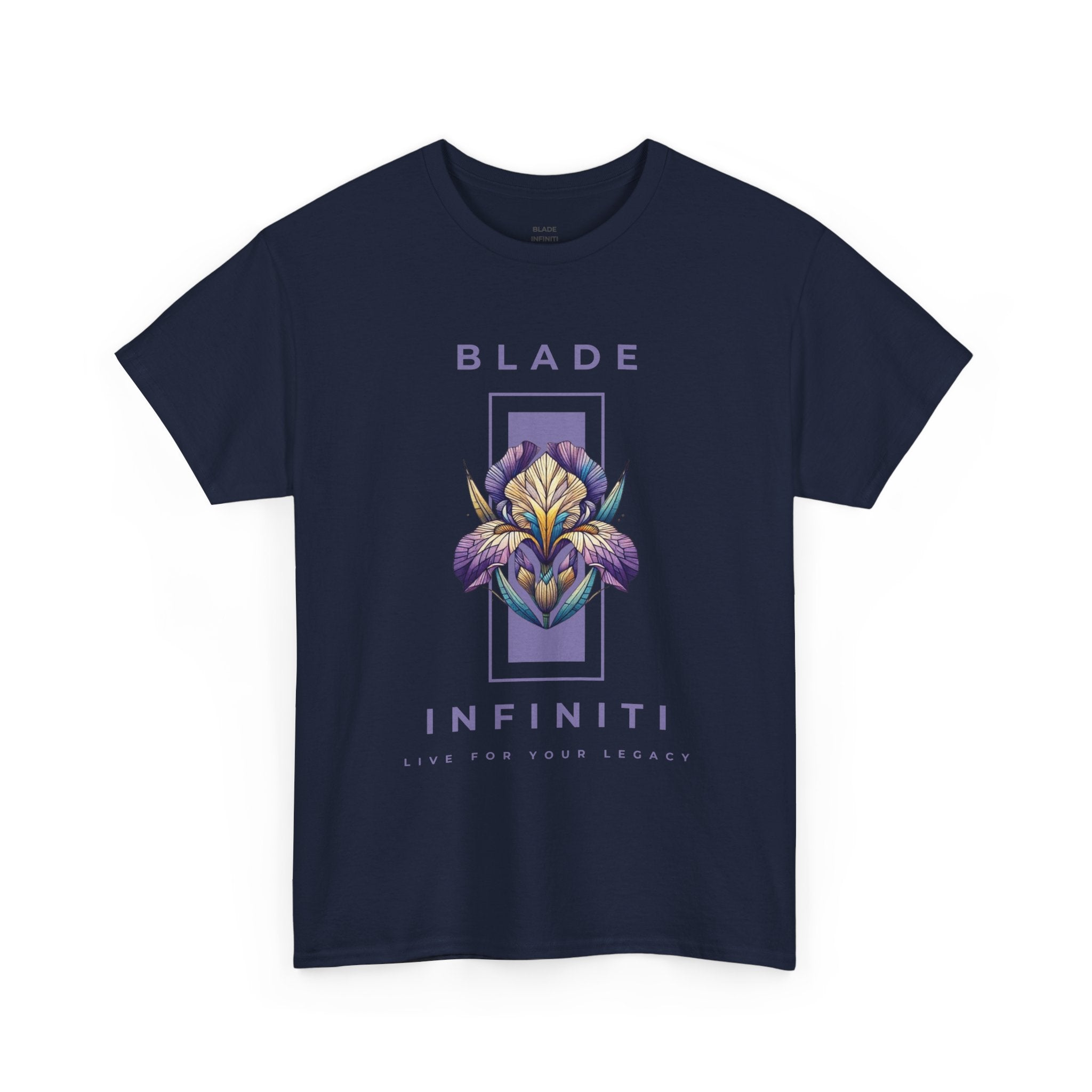 Essence of Infiniti Purple/Teal/Yellow Floral T-Shirt