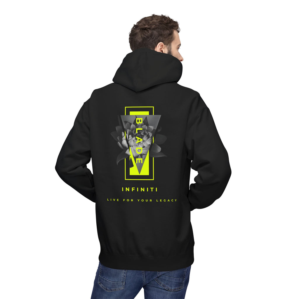 Flora Essence Neon Green Version 2 TX Floral Hoodie