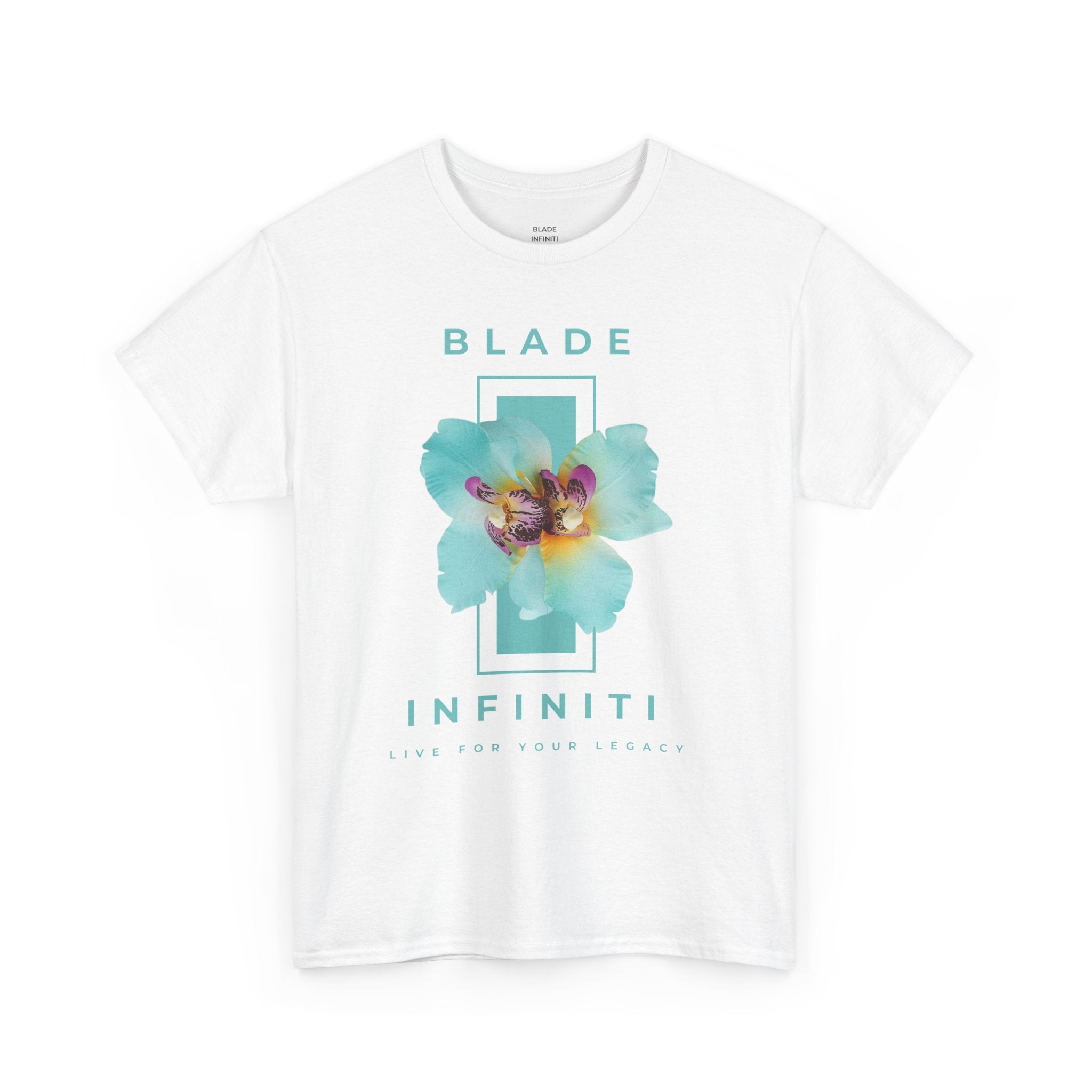 Essence of Infiniti Light Aqua Floral T-Shirt
