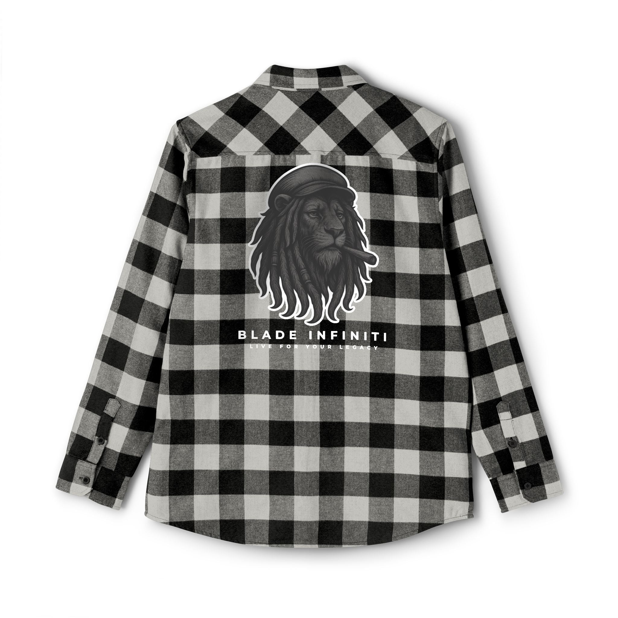Rasta Lion Version 2 Flannel Shirt