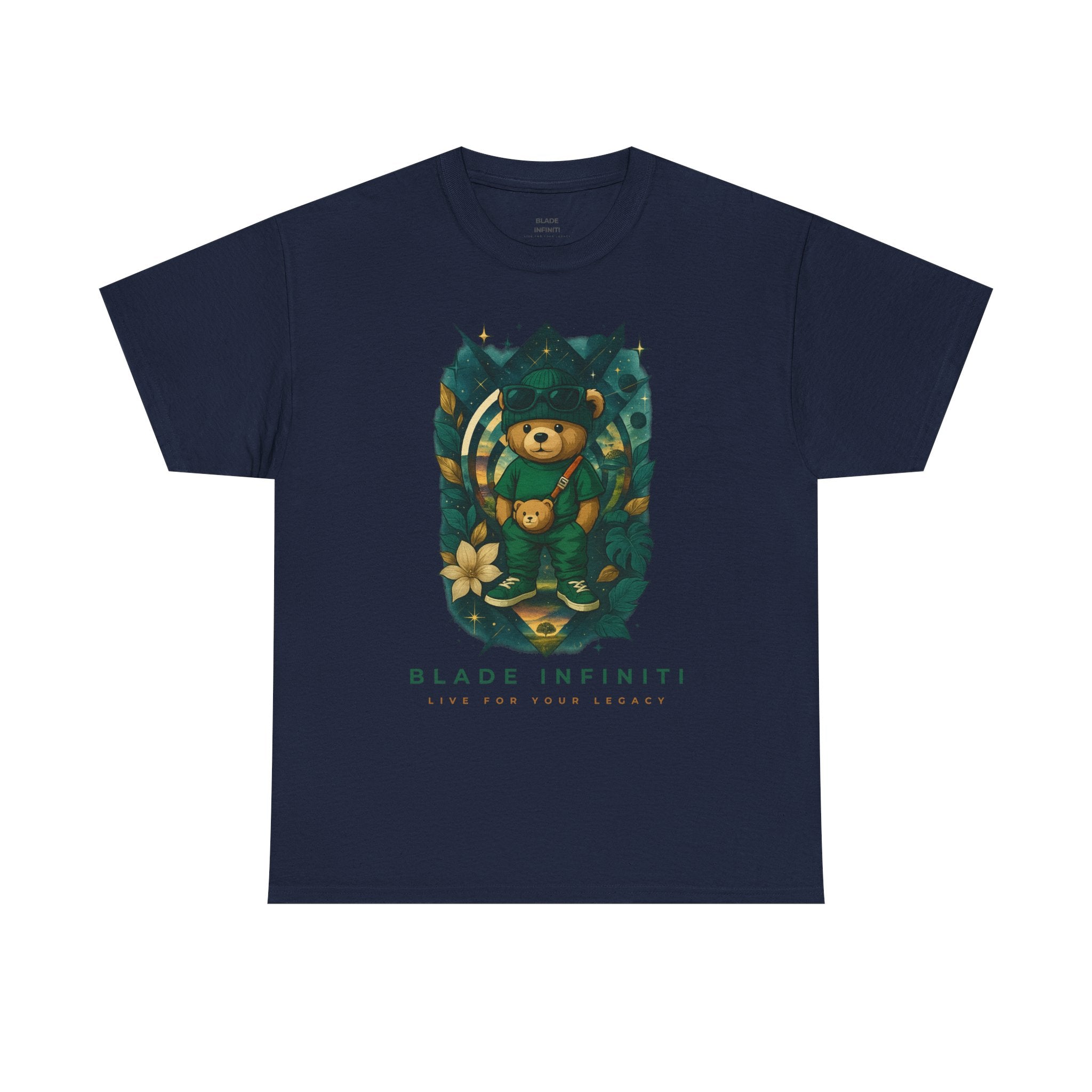 Galactic Jungle Teddy Bear/Nature T-Shirt