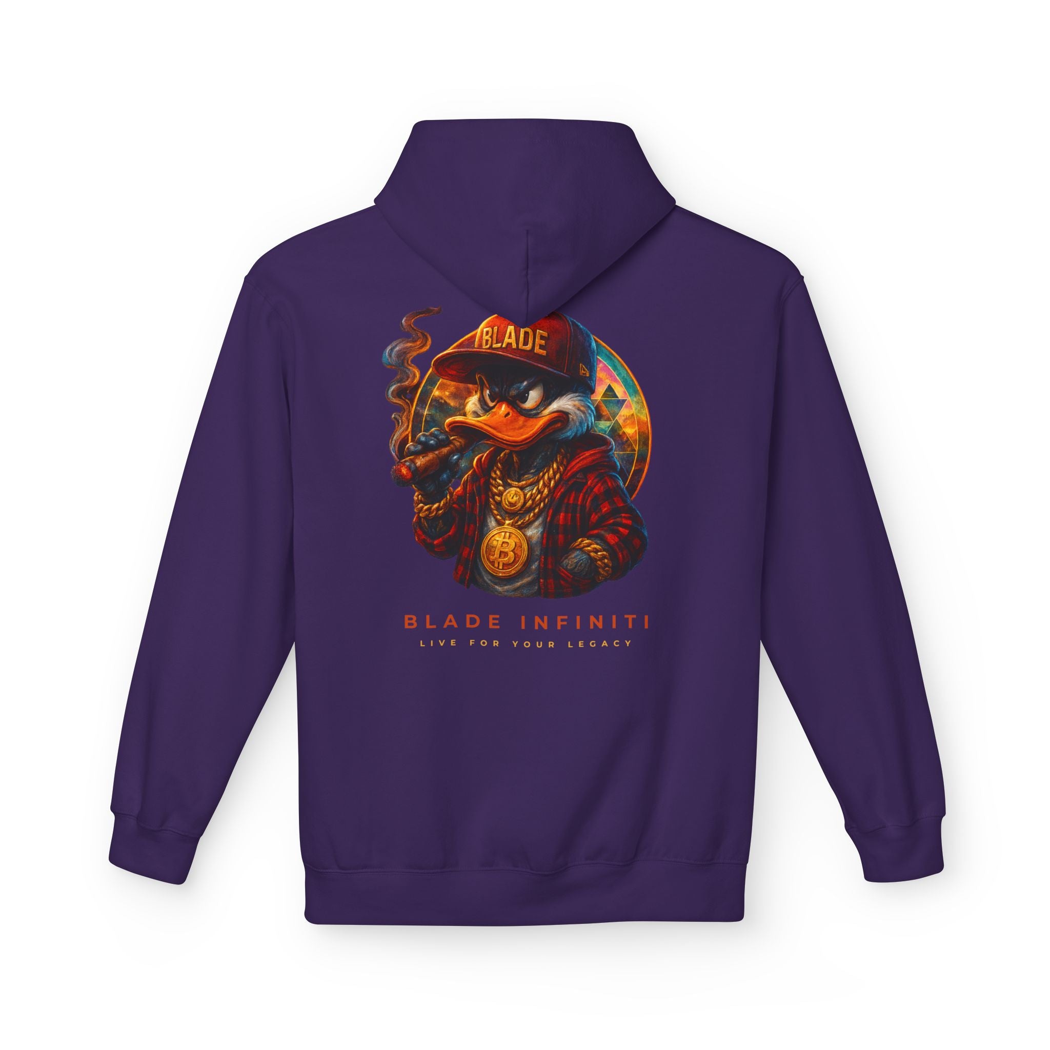 Bladeverse Galactic Weed/Pot Duck Hoodie