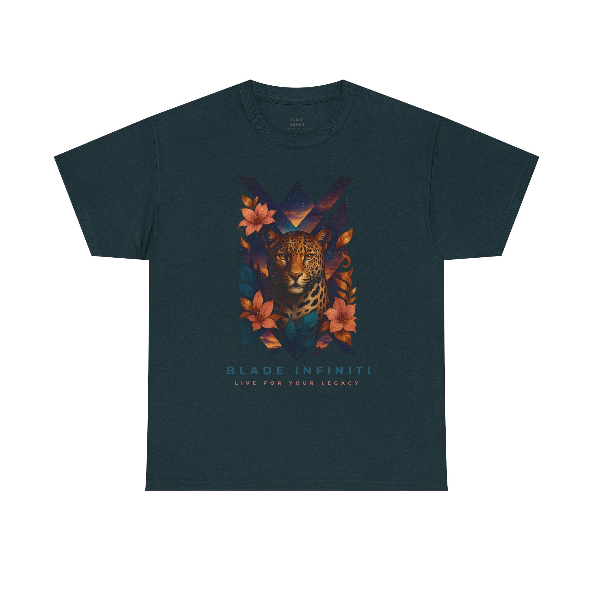 Bladeverse Galactic Jungle Leopard/Floral T-Shirt