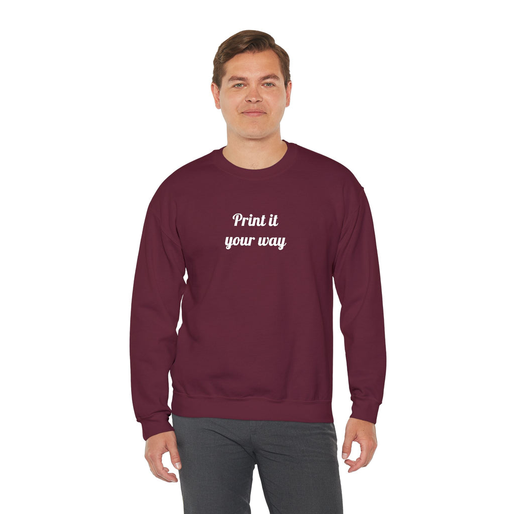 Embroidery Personalization - Unisex Crewneck Sweater (Make It Yours)