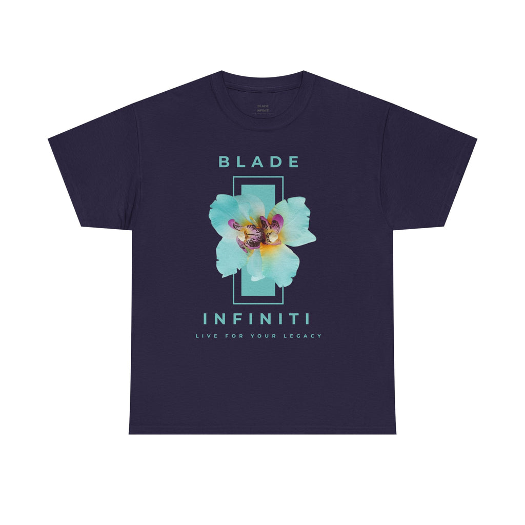 Essence of Infiniti Light Aqua Floral T-Shirt
