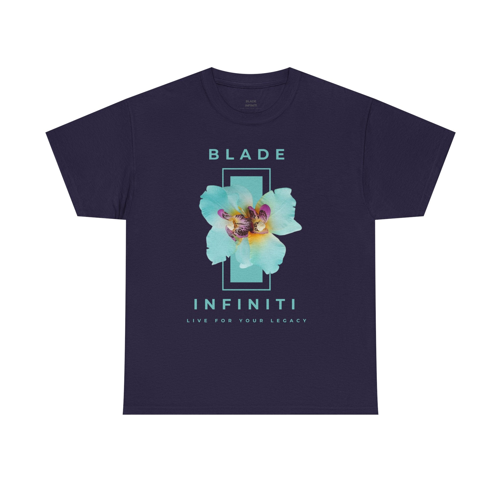 Essence of Infiniti Light Aqua Floral T-Shirt