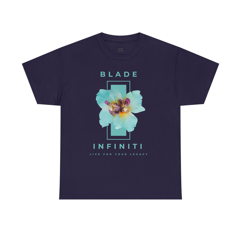 Essence of Infiniti Light Aqua Floral T-Shirt