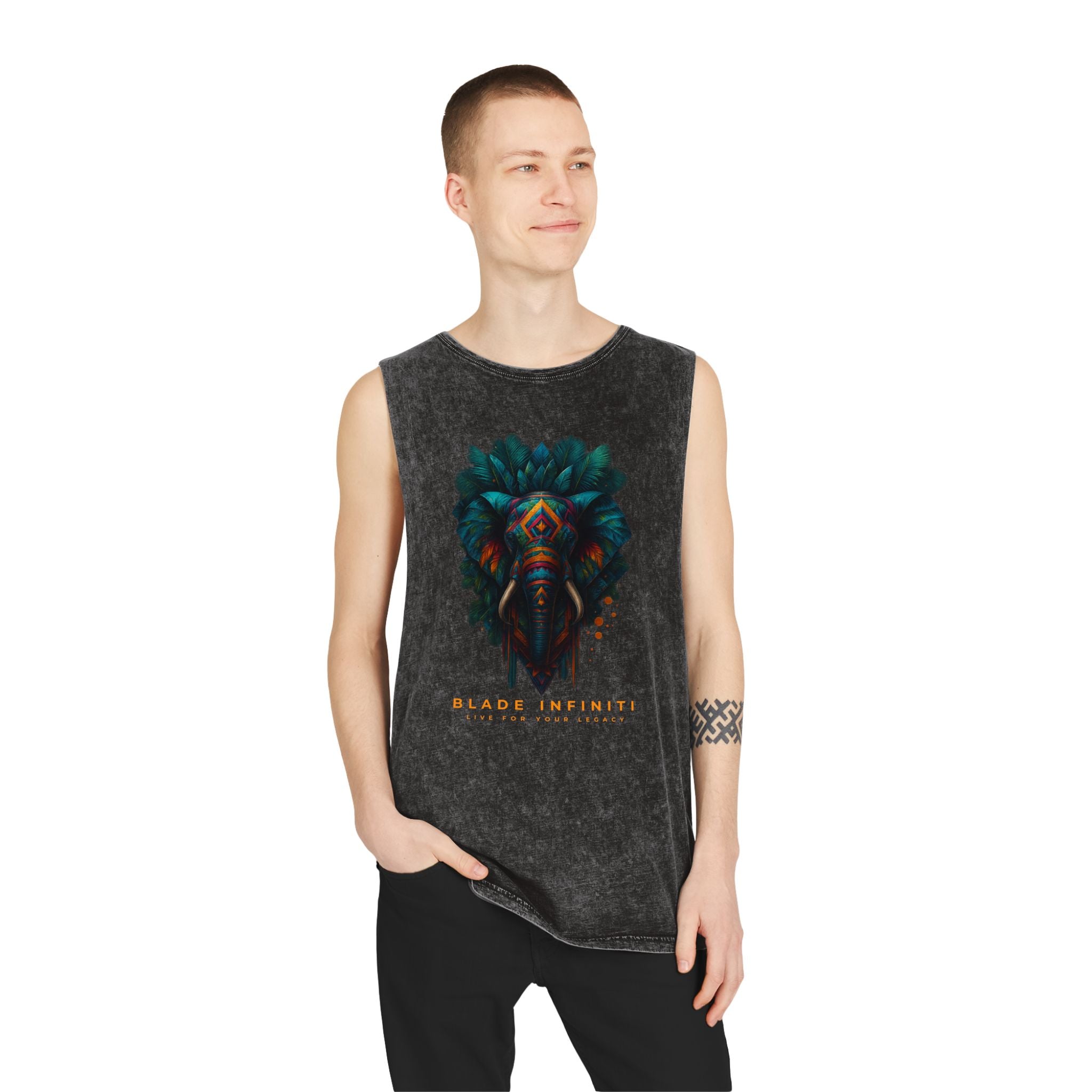 Midnight Tiki Elephant Tank Top
