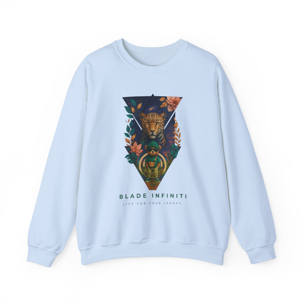 Bladeverse Galactic Teddy/Leopard Unisex Crewneck Sweater