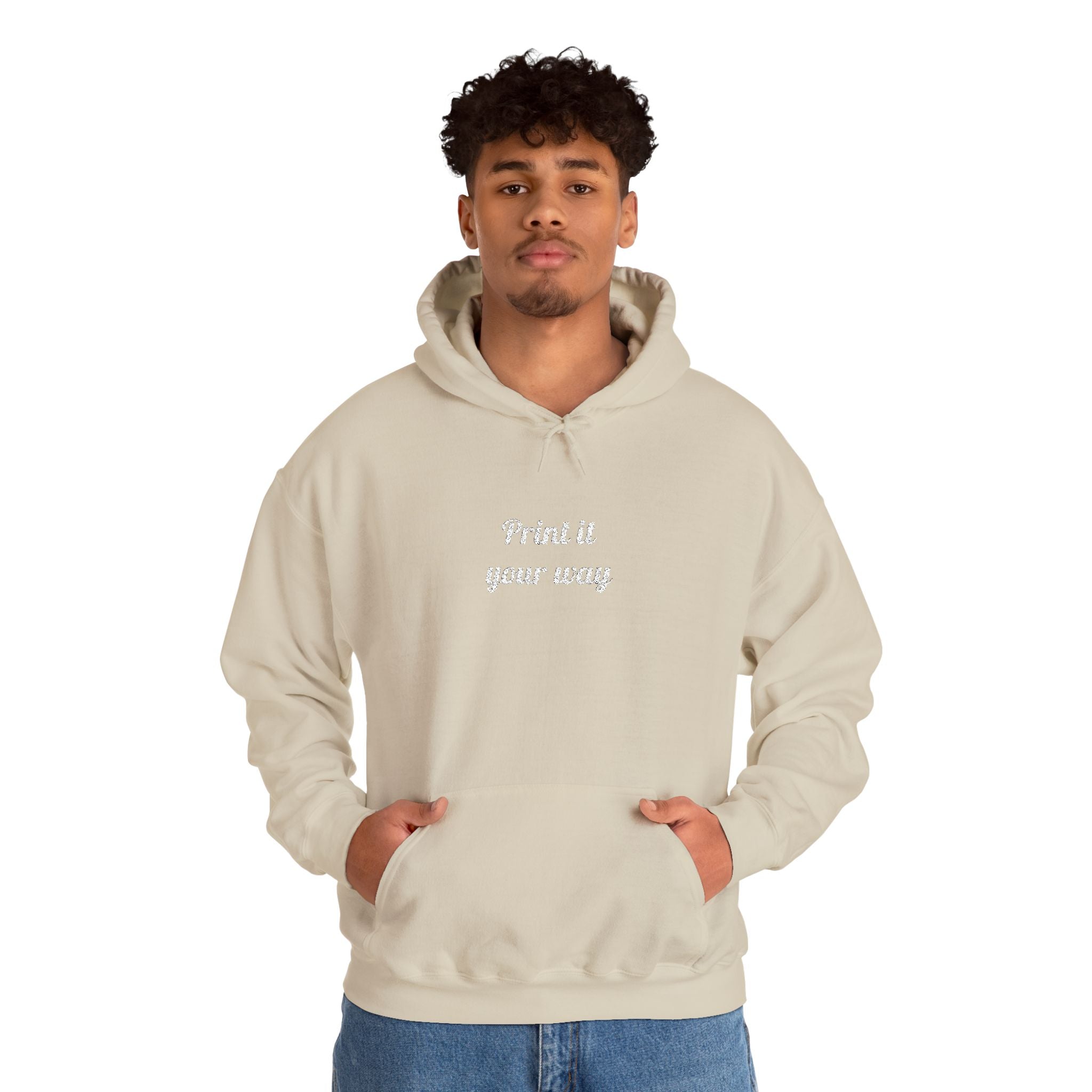 Custom Embroidered Unisex Hoodie – Ethically Sourced Cotton Blend