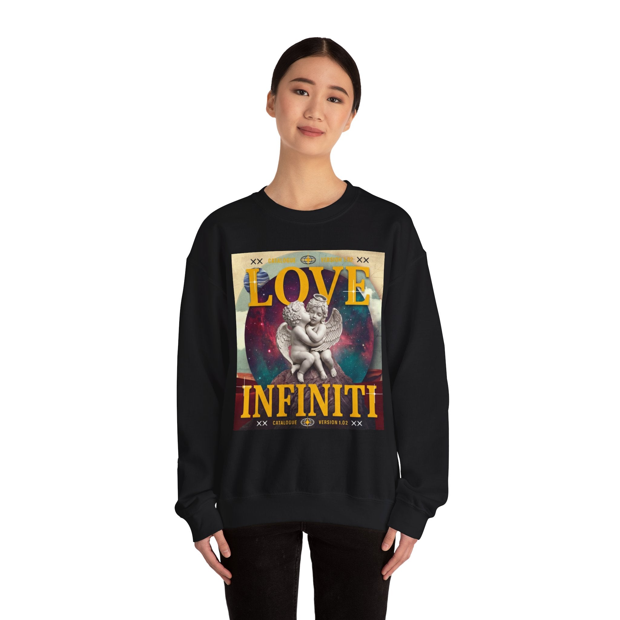 Celestial Love, Infiniti Unisex Crewneck Sweater
