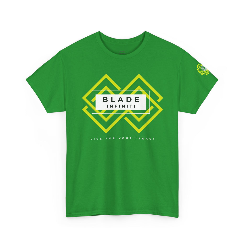 Geometric Odyssey Version 4 Neon Green T-Shirt