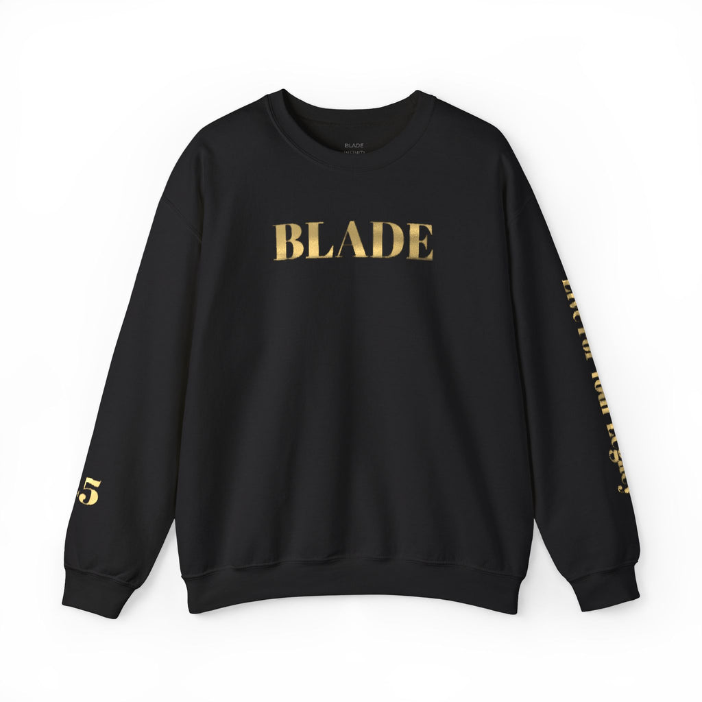 Blade Legacy Metallic Gold Crewneck Sweater