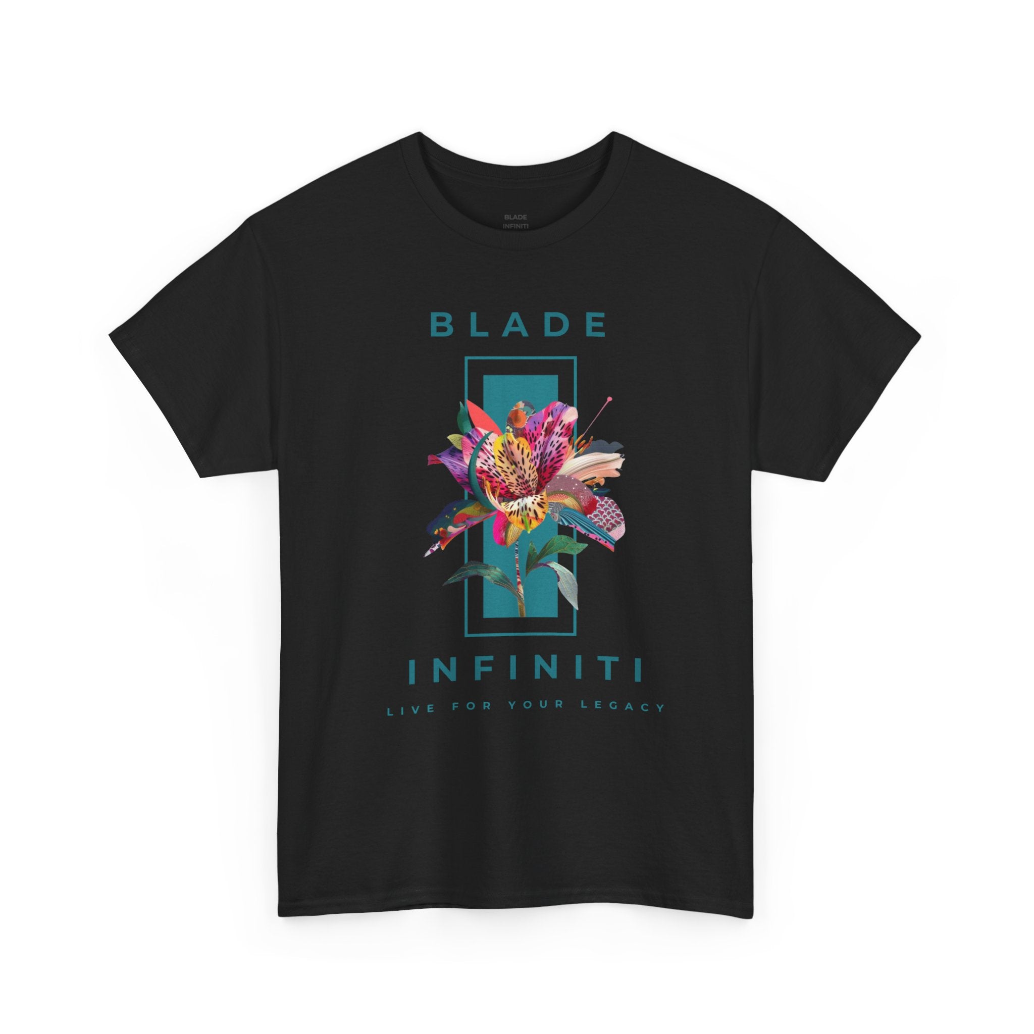 Essence of Infiniti Teal/Floral T-Shirt