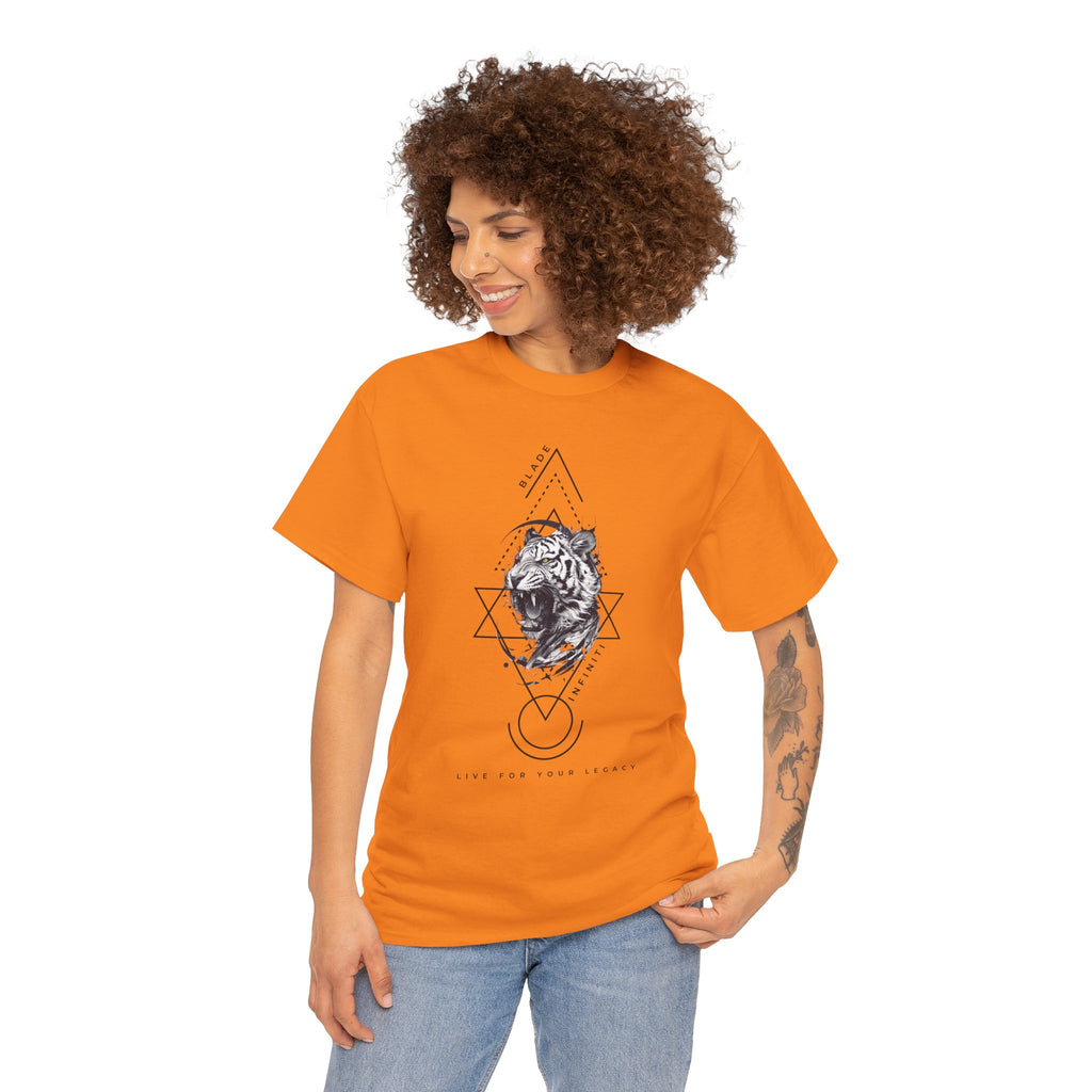 Geometric King Black TX Tiger T-Shirt