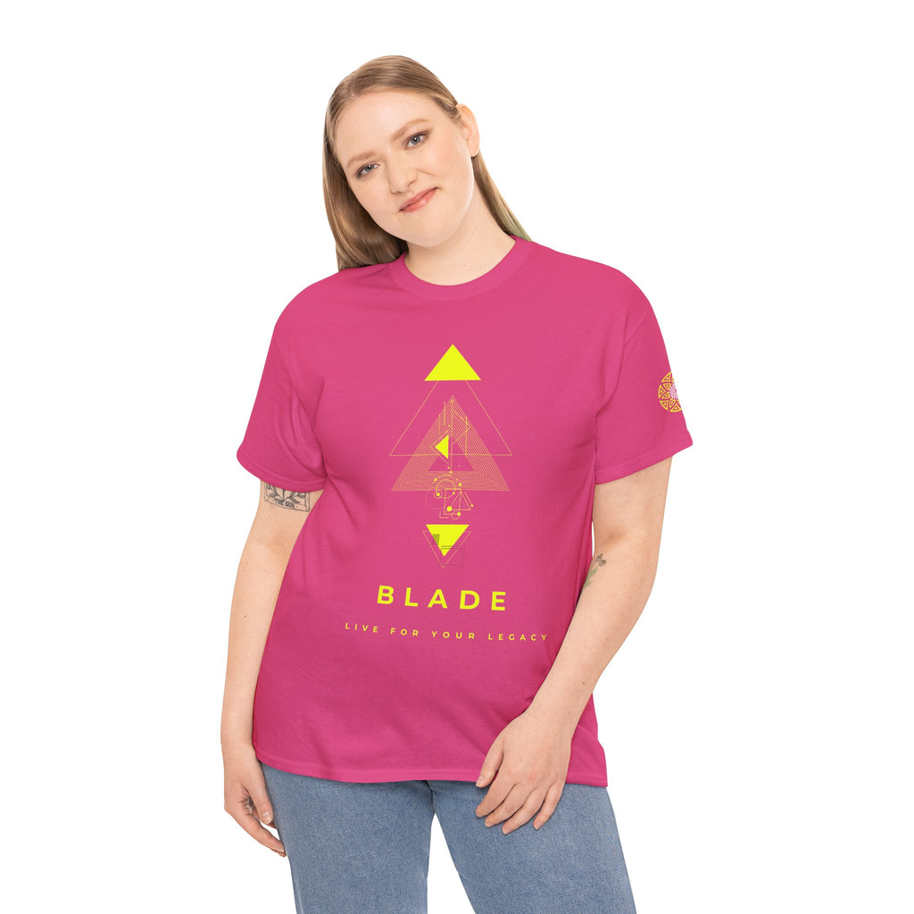Geometric Odyssey Neon Green TX T-Shirt