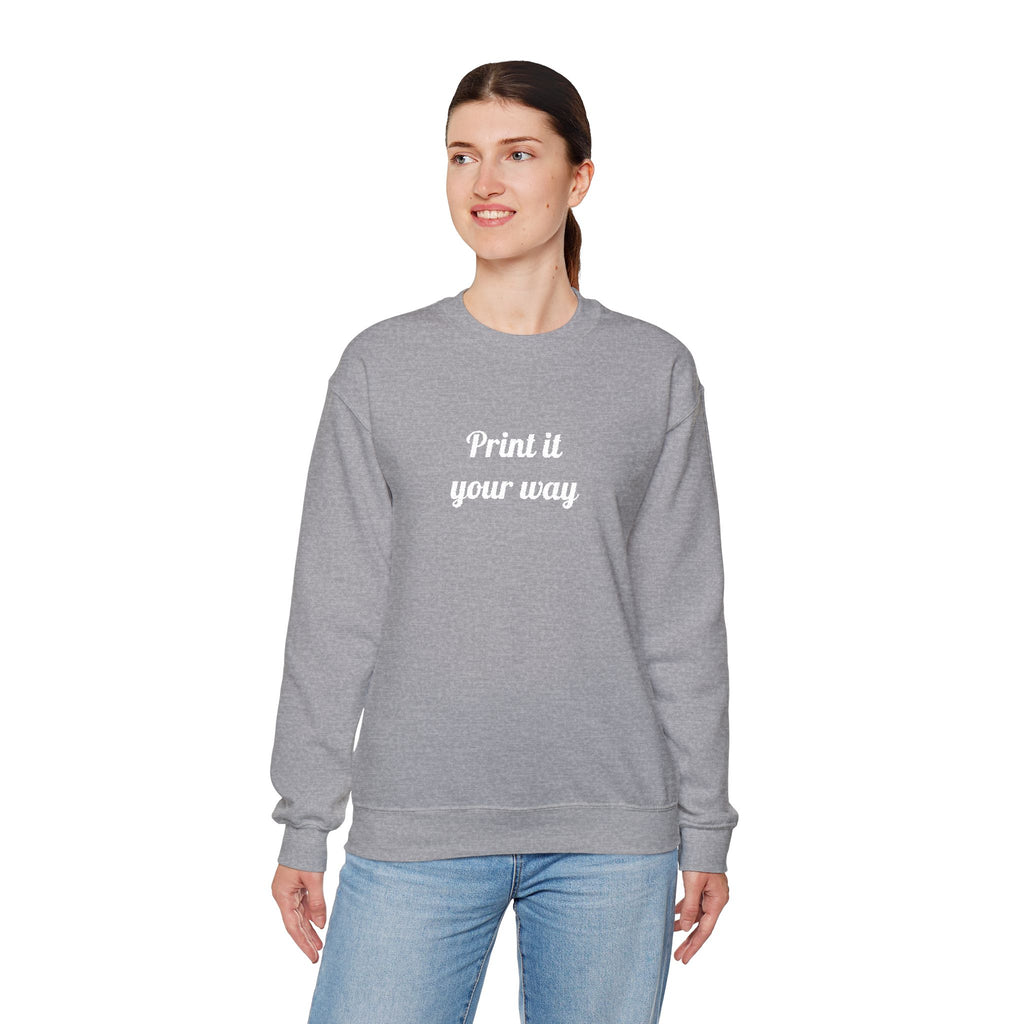 Embroidery Personalization - Unisex Crewneck Sweater (Make It Yours)