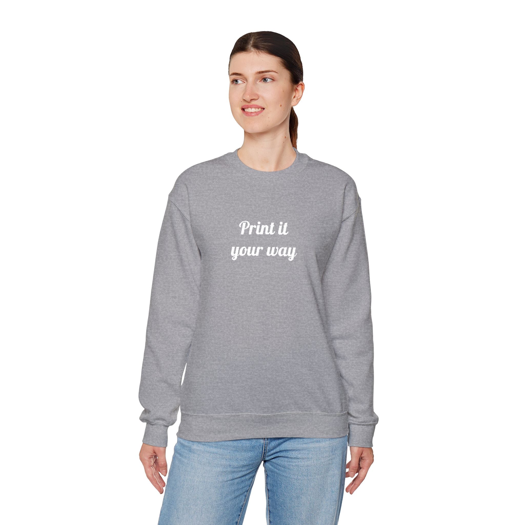 Embroidery Personalization - Unisex Crewneck Sweater (Make It Yours)