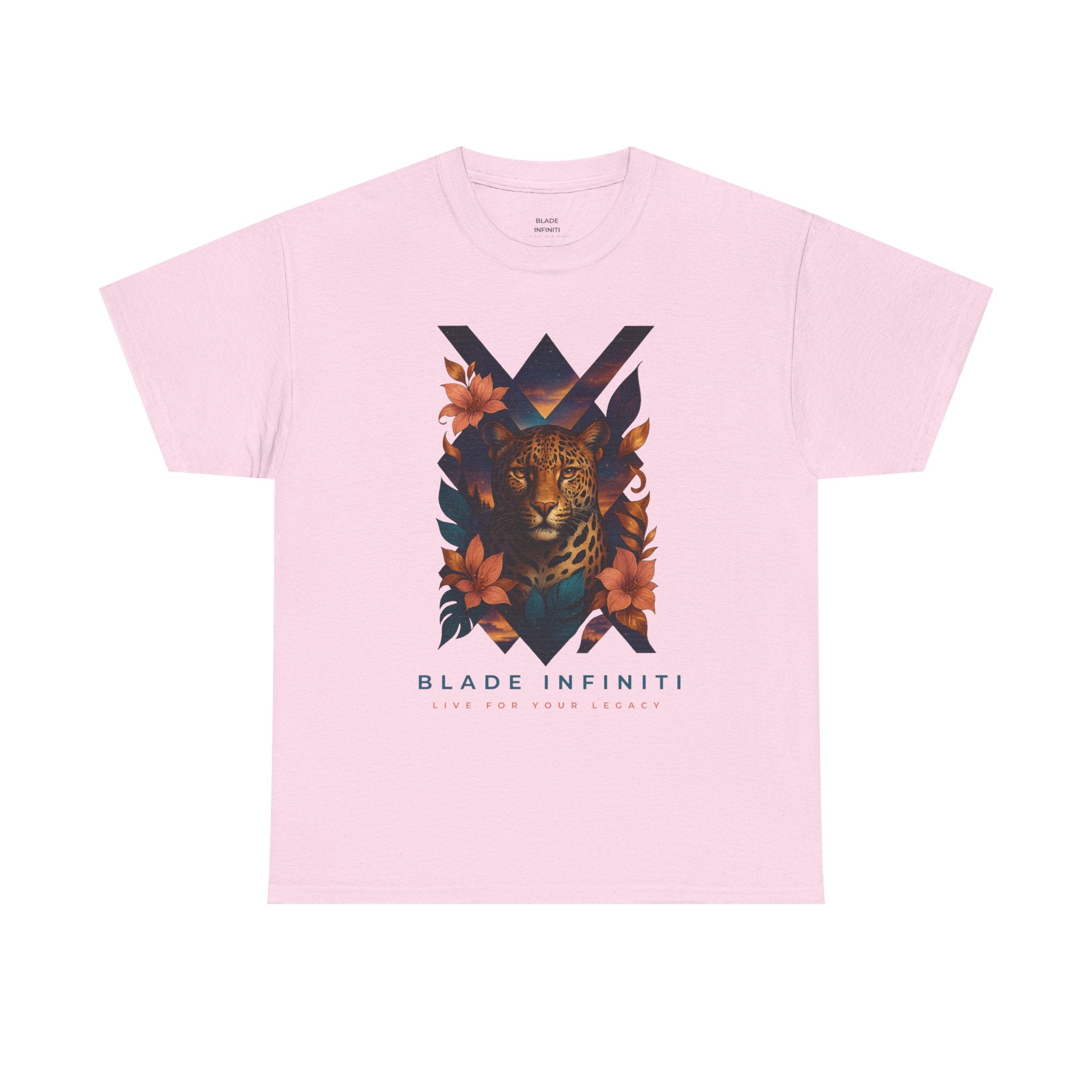 Bladeverse Galactic Jungle Leopard/Floral T-Shirt