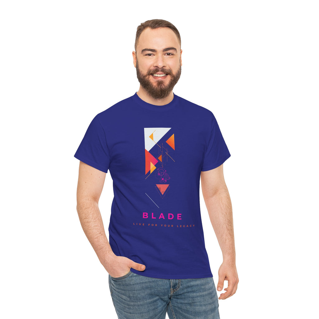 Geometric Odyssey  Pink/Orange T-Shirt