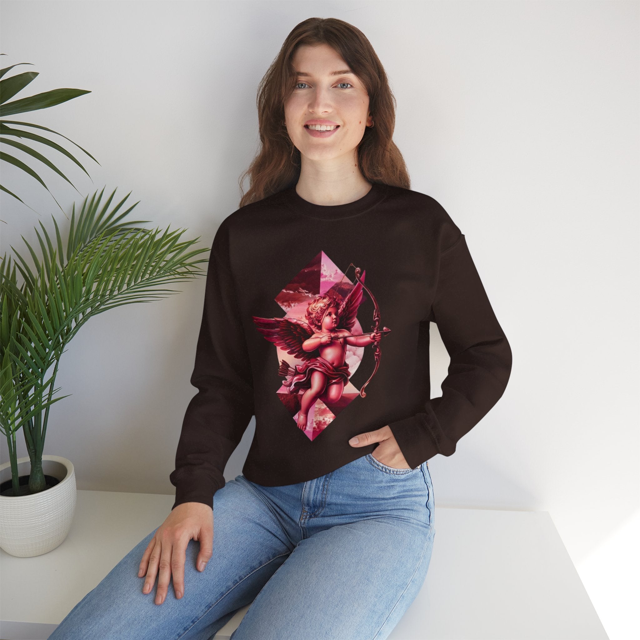 Cupid's Bow + Arrow - Love, Infiniti Unisex Crewneck Sweater