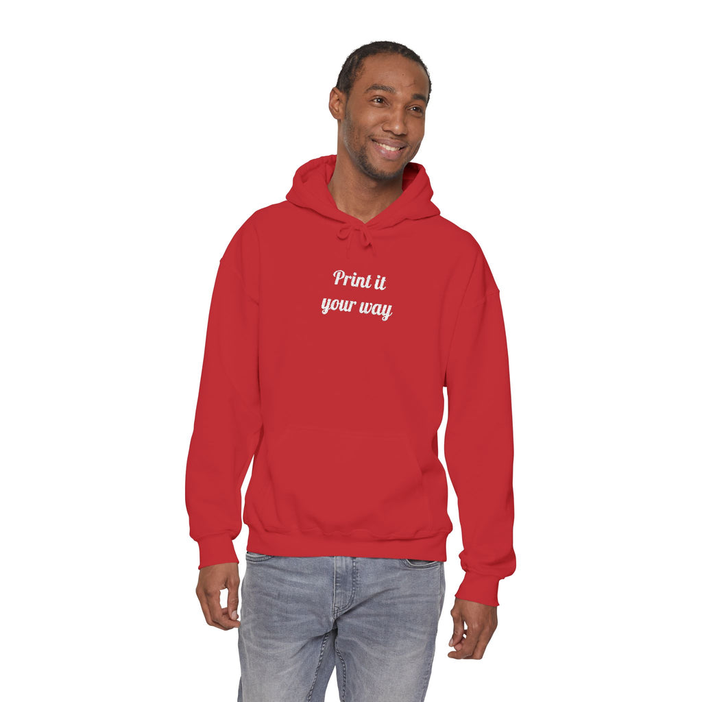 Custom Embroidered Unisex Hoodie – Ethically Sourced Cotton Blend