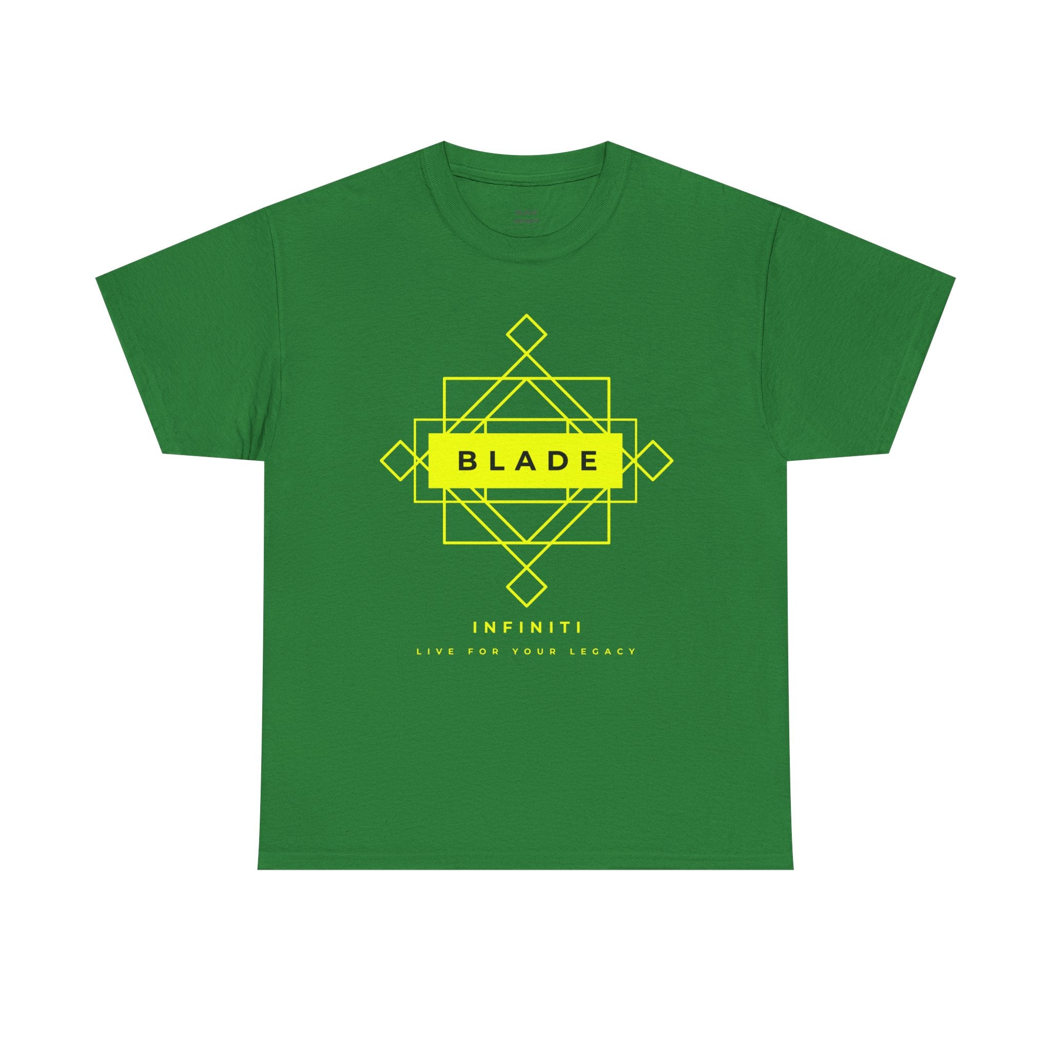 Geometric Infiniti Version 2 Neon Green T-Shirt