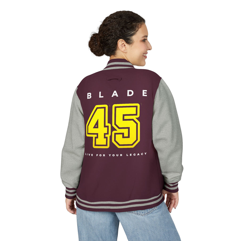Blade 45 Golden Yellow/White Letterman Jacket