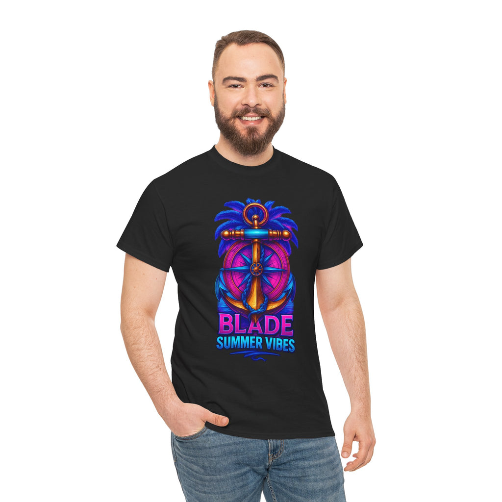 Anchor Compass Multi Blue/Pink T-Shirt