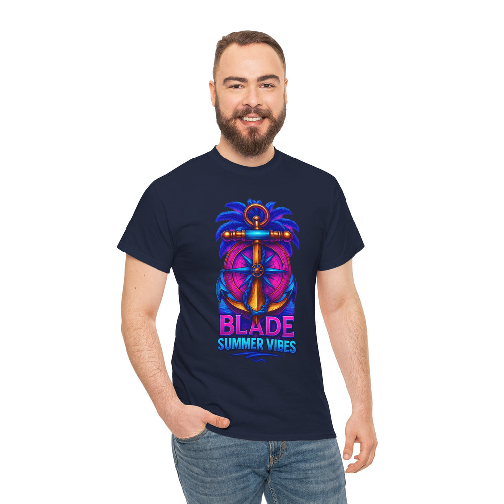 Anchor Compass Multi Blue/Pink T-Shirt