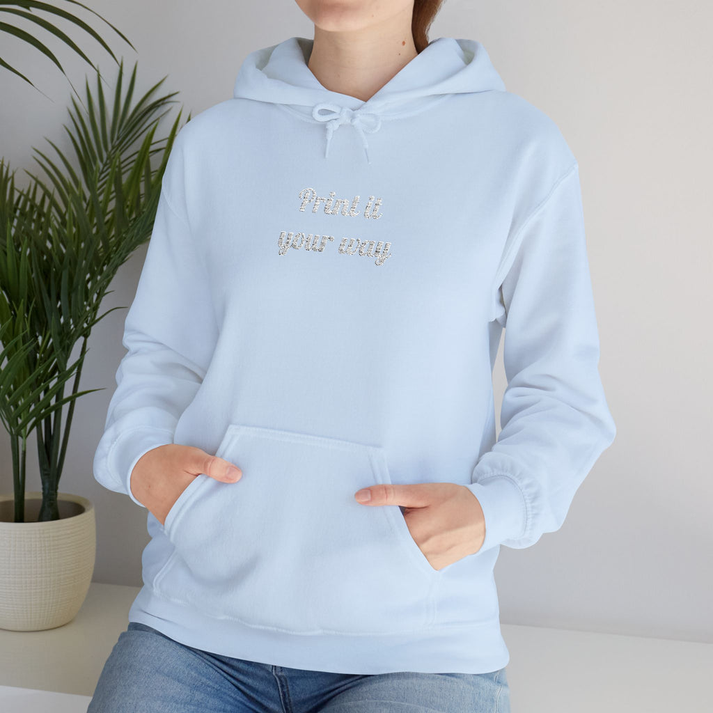 Custom Embroidered Unisex Hoodie – Ethically Sourced Cotton Blend