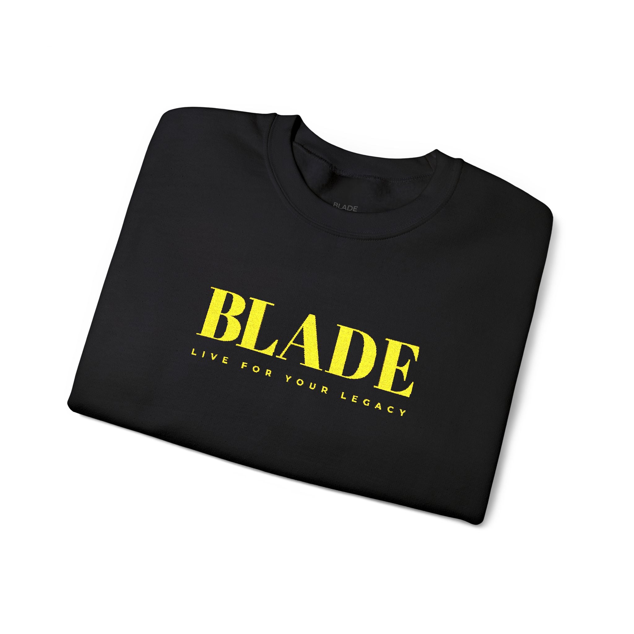 Embroidered Blade Legacy Crewneck Sweater