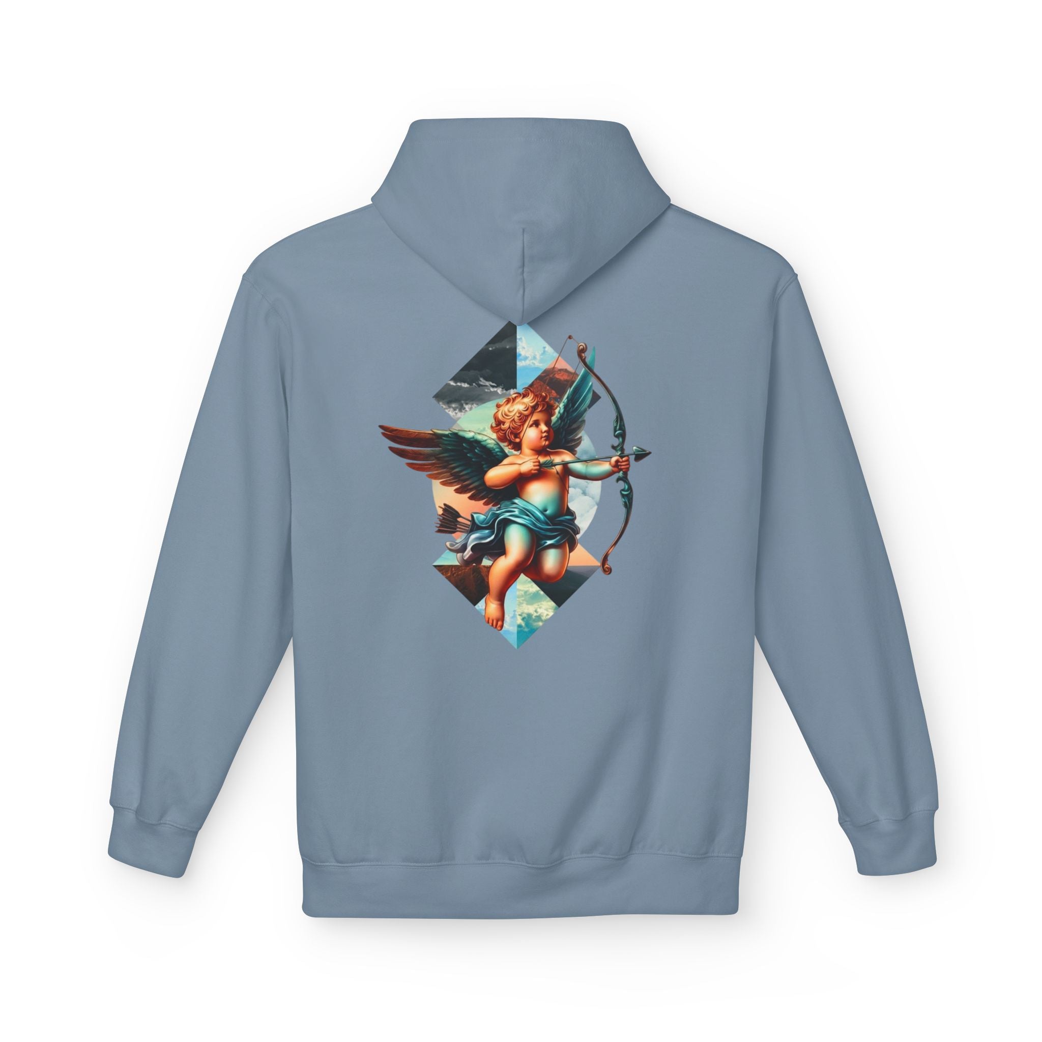Cupid's Bow Blue + Arrow - Love, Infiniti Hoodie