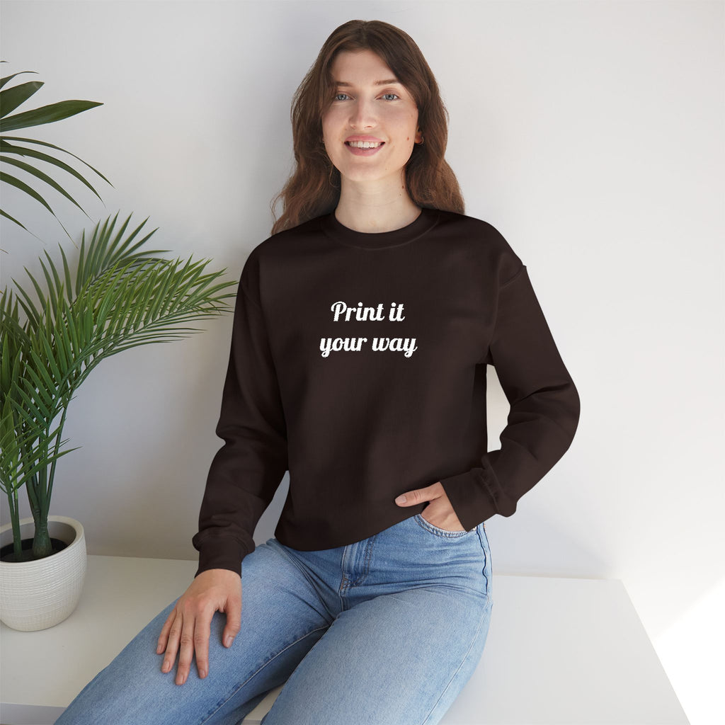 Embroidery Personalization - Unisex Crewneck Sweater (Make It Yours)