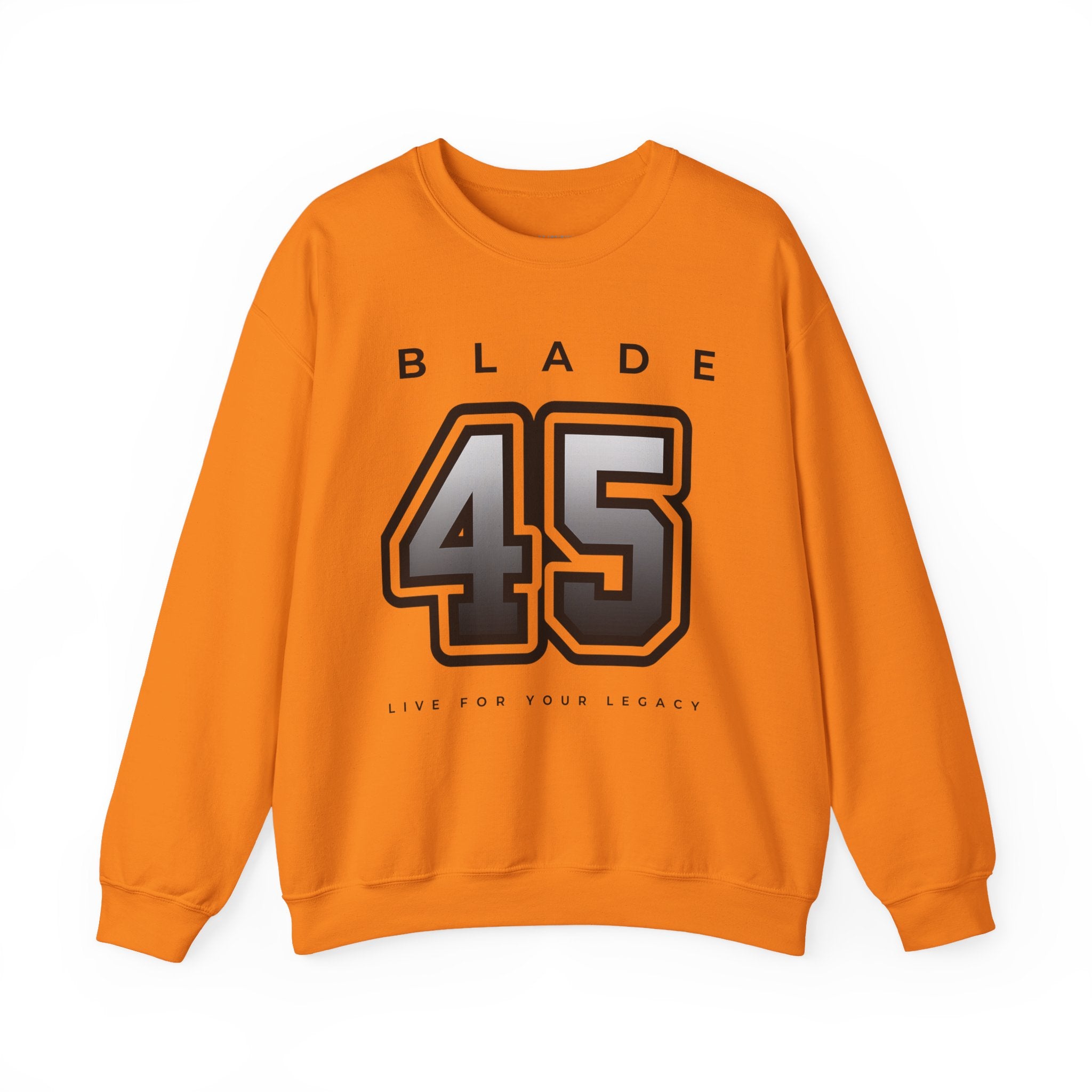 Blade 45 Grey/Black Unisex Crewneck Sweater