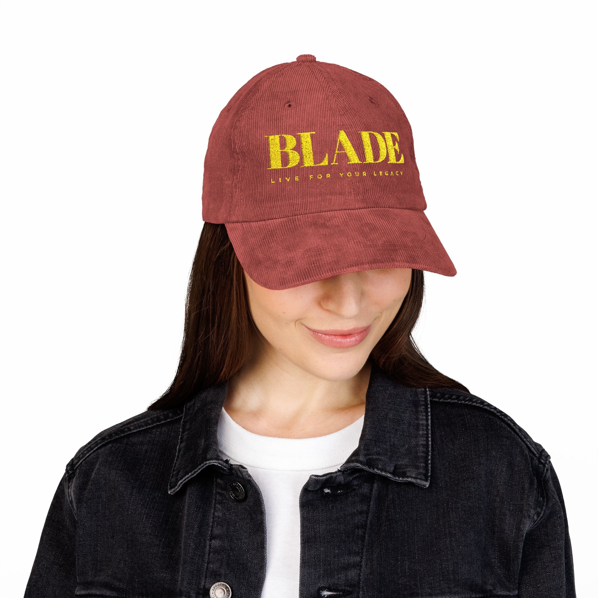 Blade Legacy Vintage Corduroy Hat/Cap Embroidery