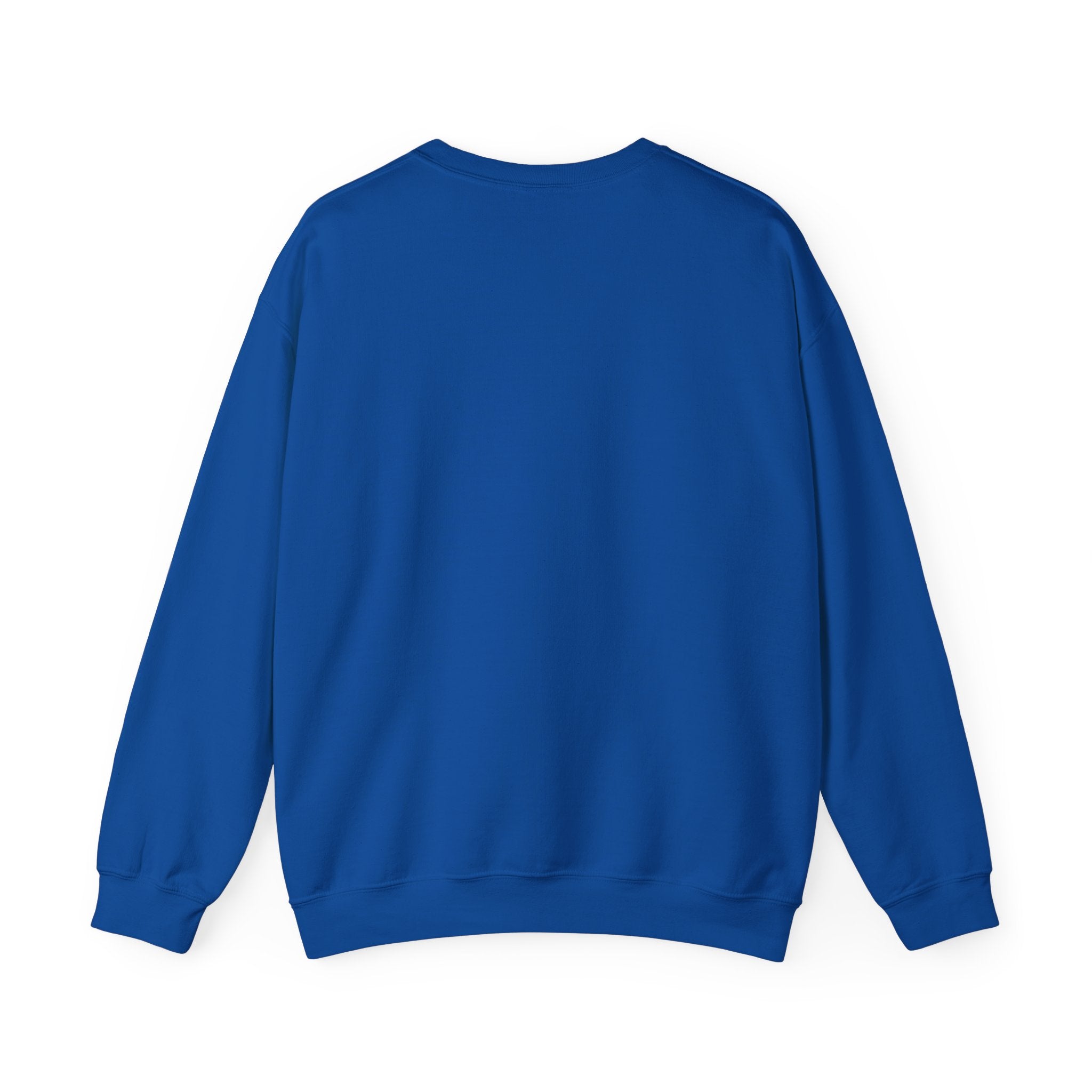 Geometric Infiniti Aqua/Purple Ombre Unisex Crewneck Sweater