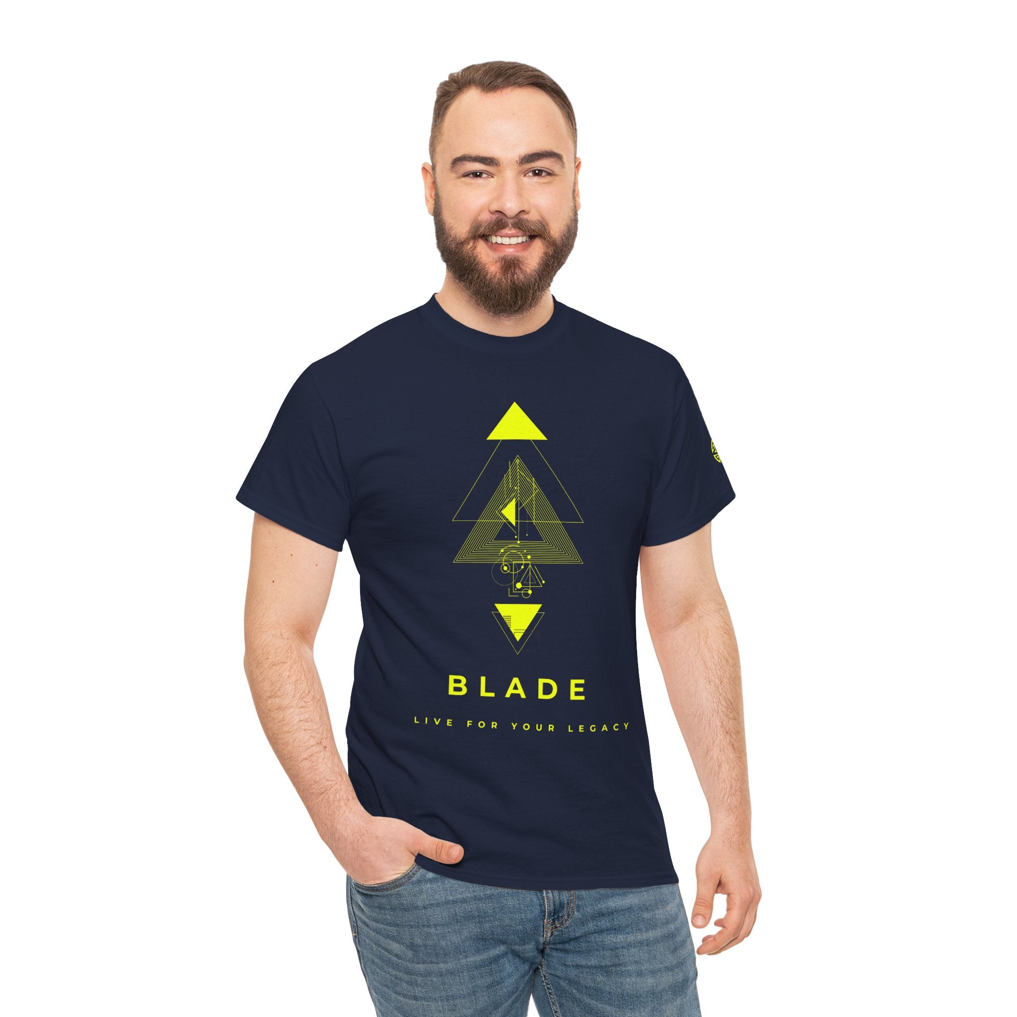 Geometric Odyssey Neon Green TX T-Shirt
