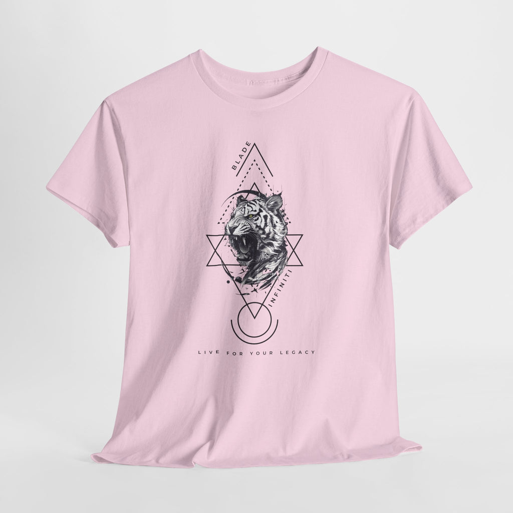 Geometric King Black TX Tiger T-Shirt