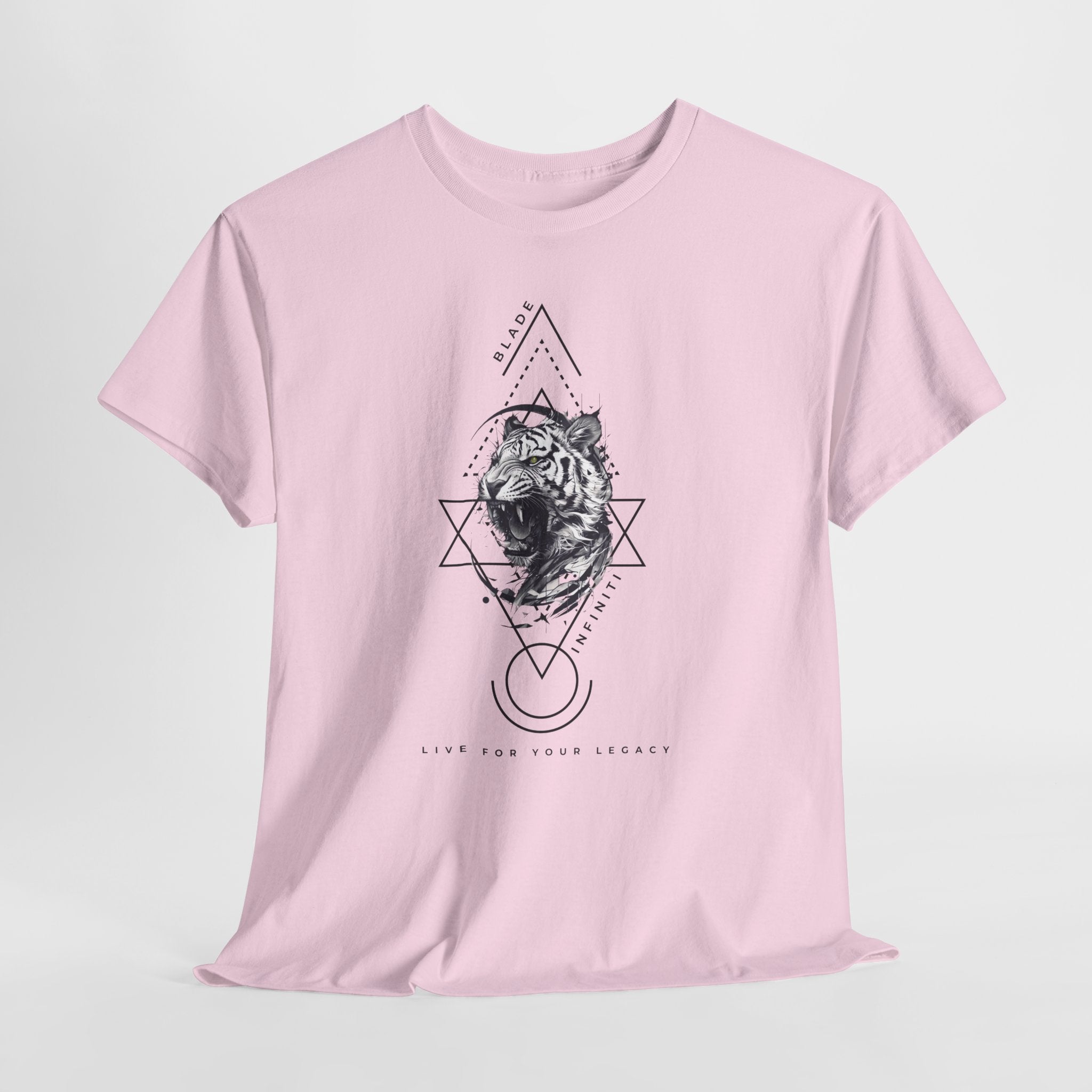 Geometric King Black TX Tiger T-Shirt