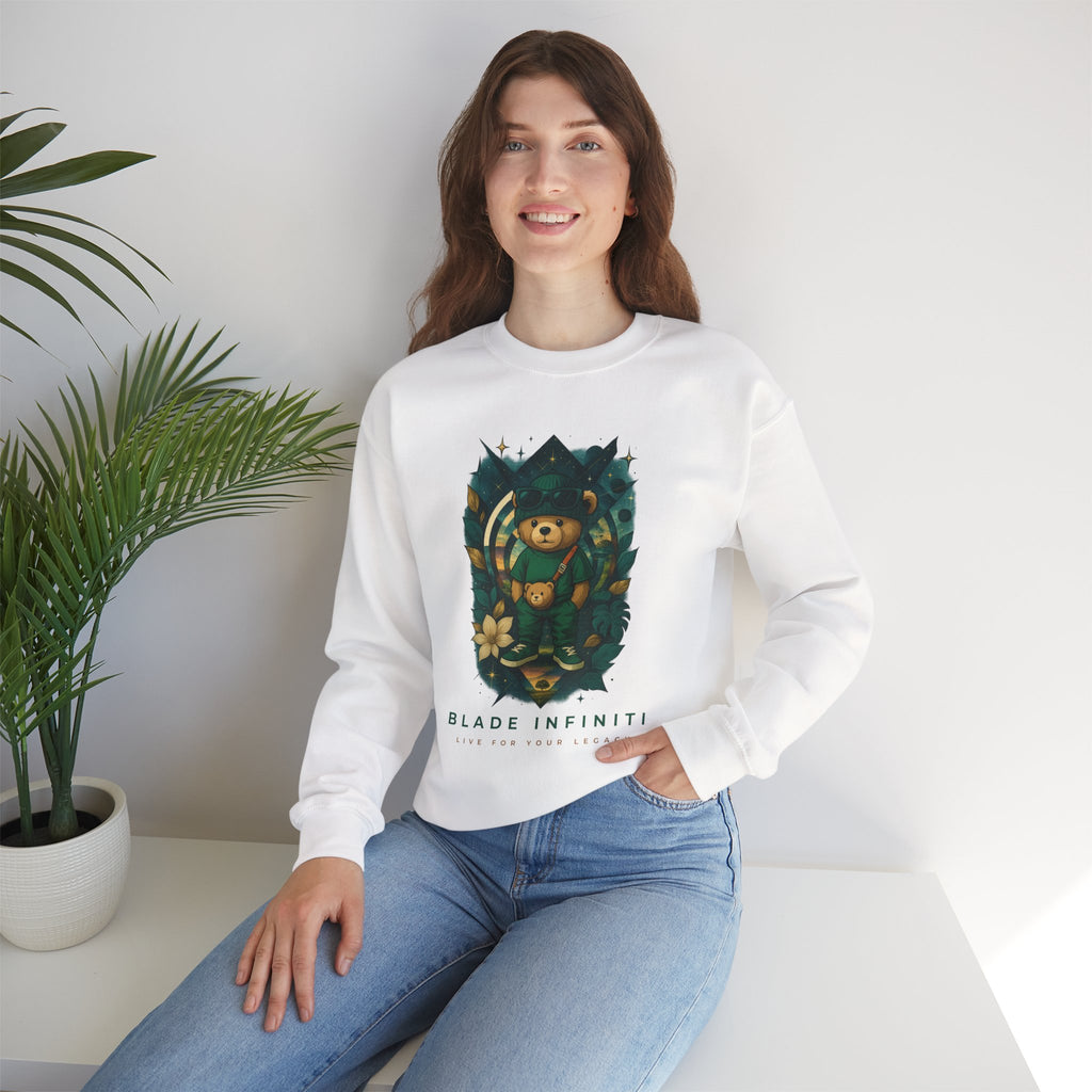 Galactic Teddy Bear V1 Unisex Crewneck Sweater