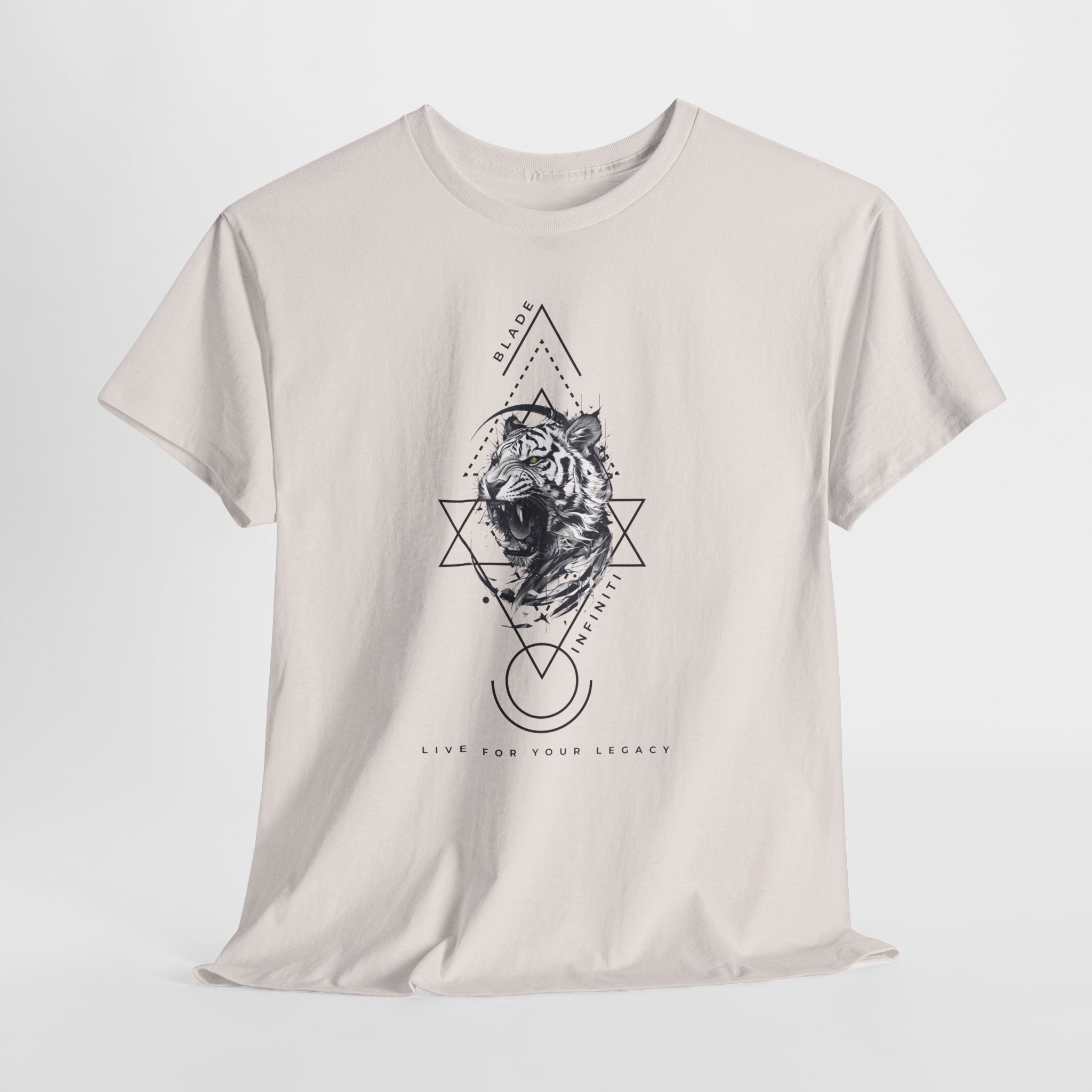 Geometric King Black TX Tiger T-Shirt