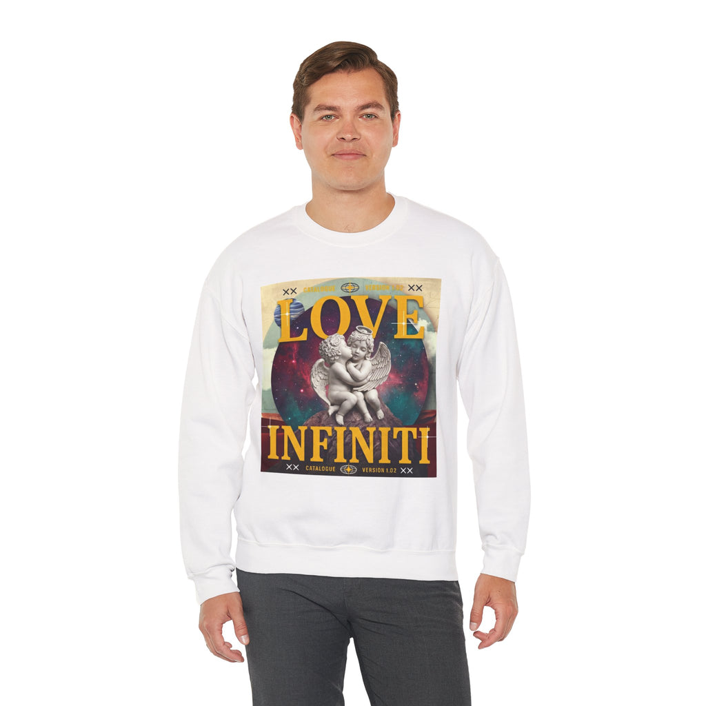 Celestial Love, Infiniti Unisex Crewneck Sweater