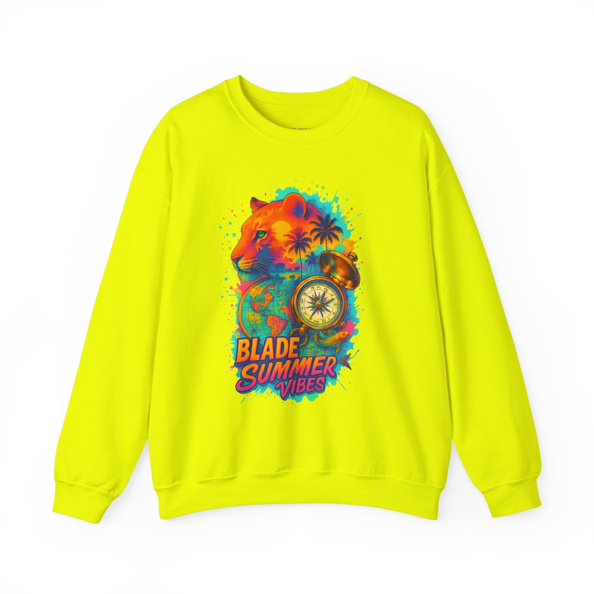 Primal Palms V1 Lion Unisex Crewneck Sweater